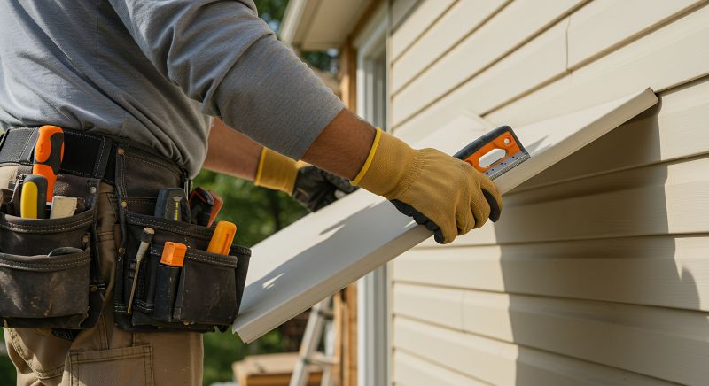 Siding Service in Action